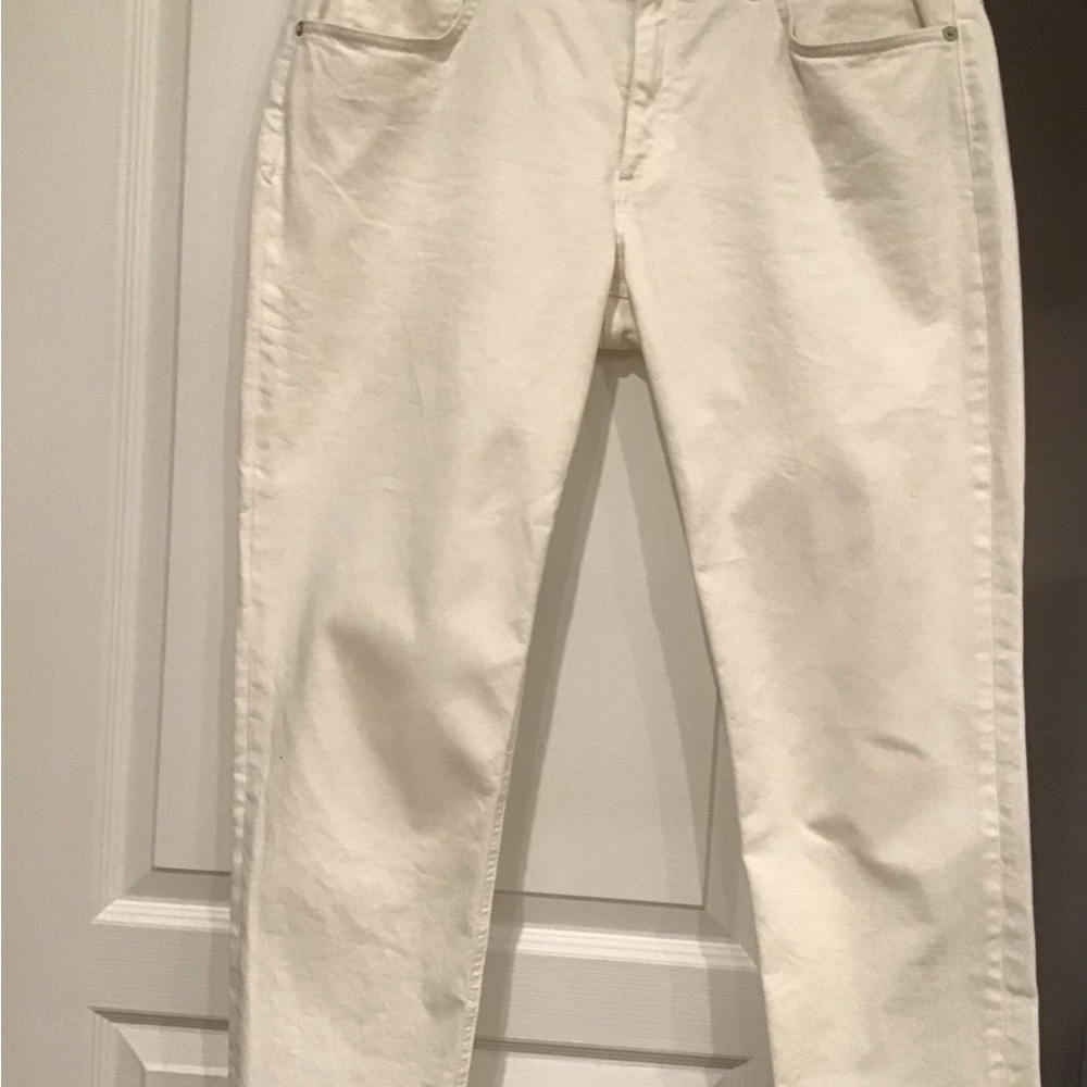 Rag & Bone Cream Dre Low Rise Boyfriend SZ 32